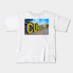 CURACAO Tourist Attraction in Punda Kids T-Shirt